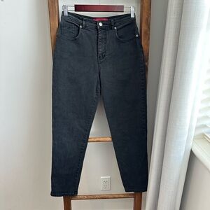 Vintage Gloria Vanderbilt High Rise Black Denim Jean